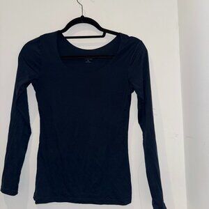 Uniqlo Heattech scoop neck long sleeve